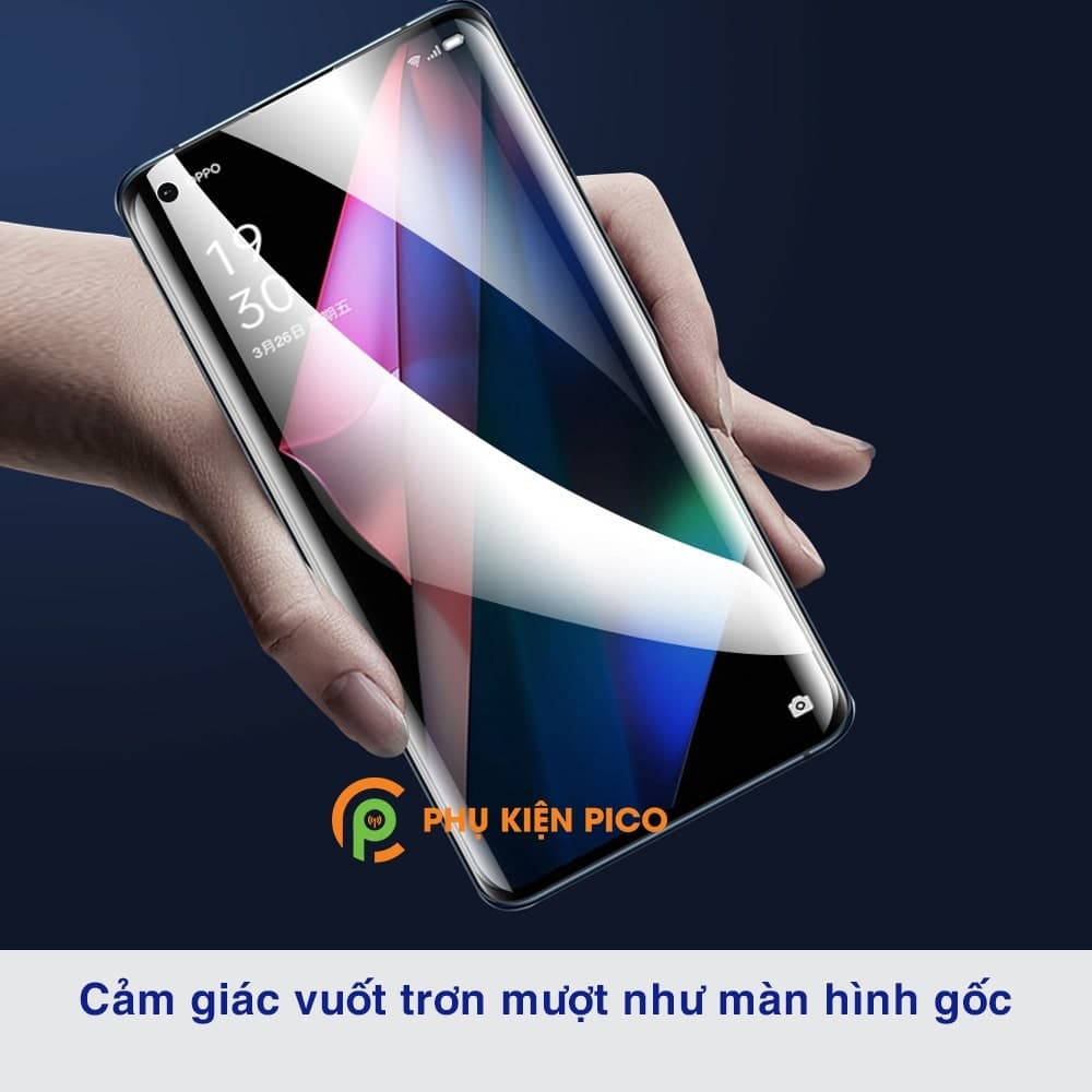 Dán màn hình Oppo Find X3 full màn dẻo trong suốt - 4