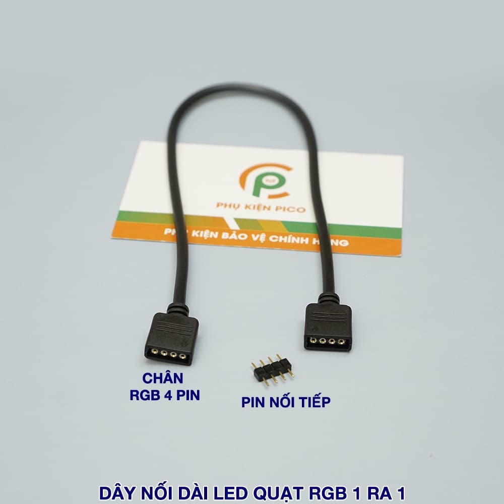 Dây chia cổng RGB 4pin loại 1 ra 1, 3, 5 kèm jump 2 đầu đực tương ứng với đầu chia - 6