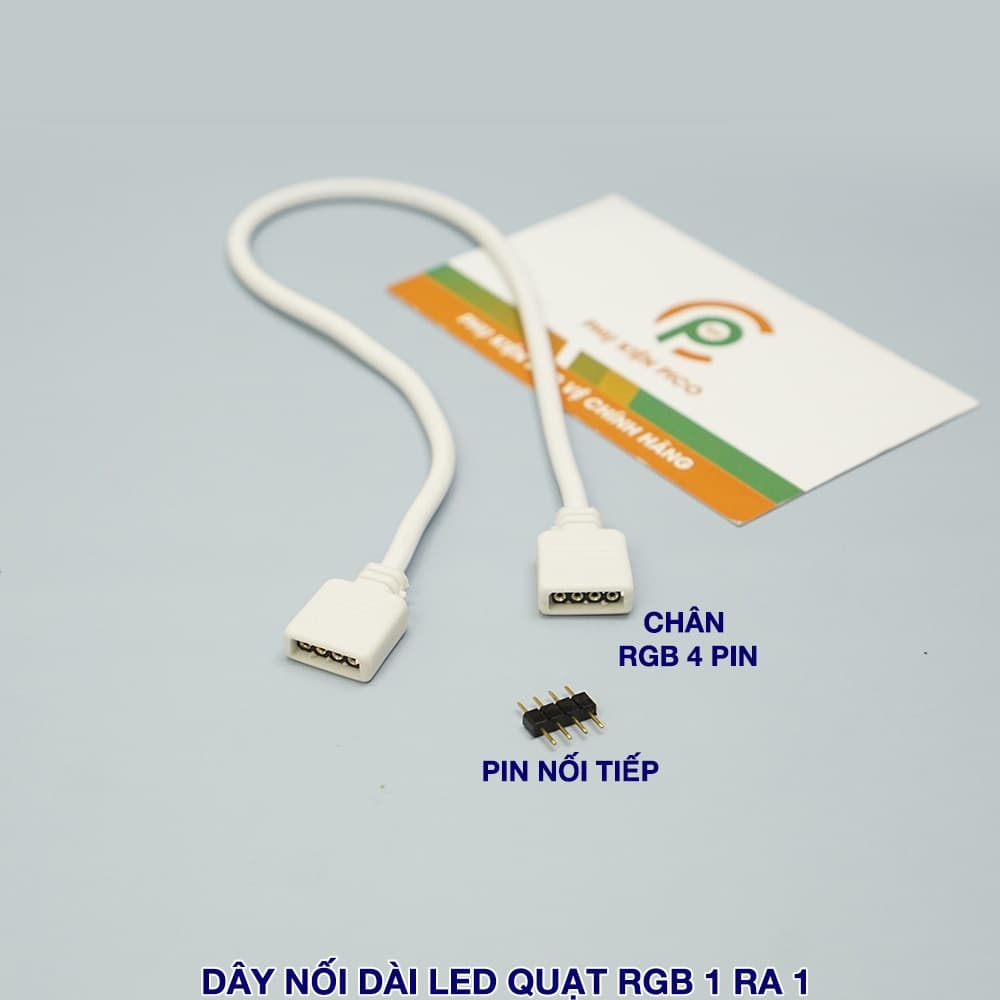 Dây chia cổng RGB 4pin loại 1 ra 1, 3, 5 kèm jump 2 đầu đực tương ứng với đầu chia - 3