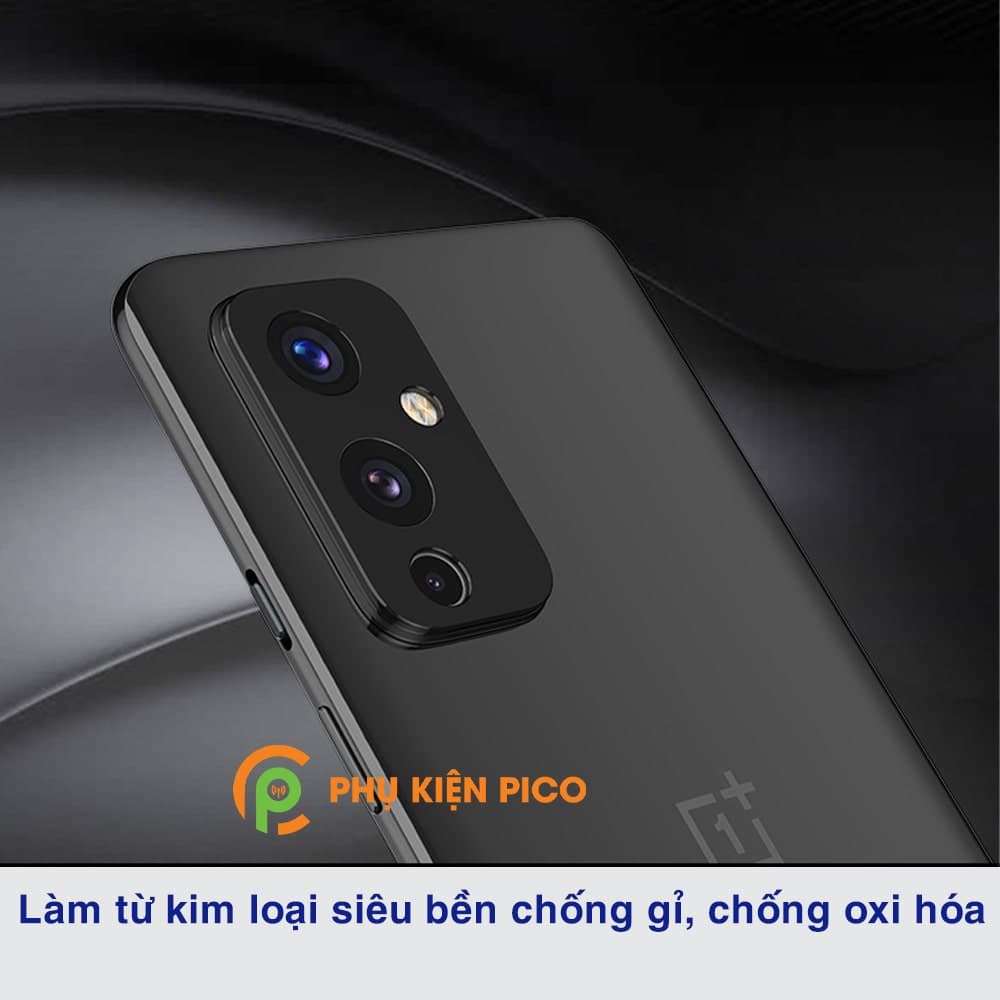 Dán camera Oneplus 9 khung kim loại bảo vệ an toàn camera sau - 5