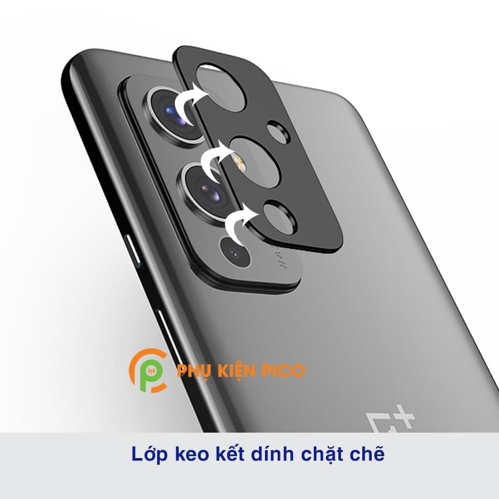 Dán camera Oneplus 9 khung kim loại bảo vệ an toàn camera sau - 4