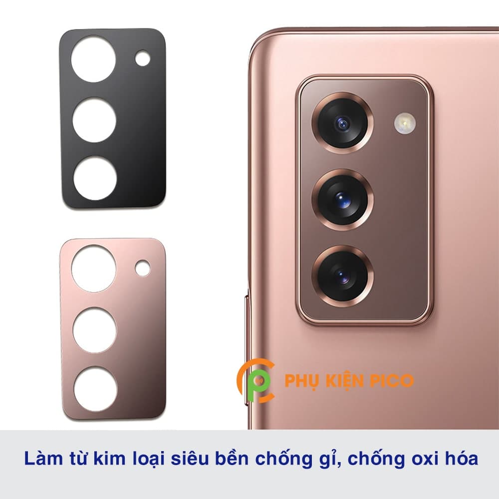 Dán camera Samsung Galaxy Z Fold 2 khung kim loại bảo vệ an toàn camera sau - 7