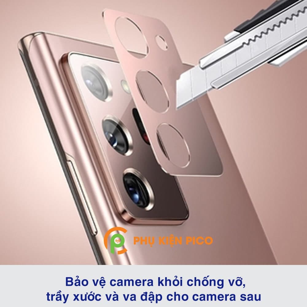 Dán camera Samsung Galaxy Z Fold 2 khung kim loại bảo vệ an toàn camera sau - 6