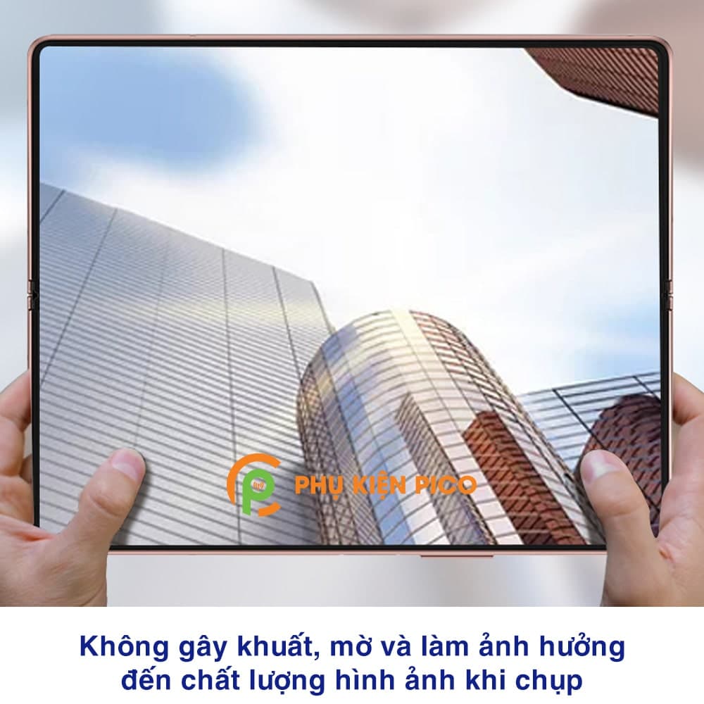 Dán camera Samsung Galaxy Z Fold 2 khung kim loại bảo vệ an toàn camera sau - 5