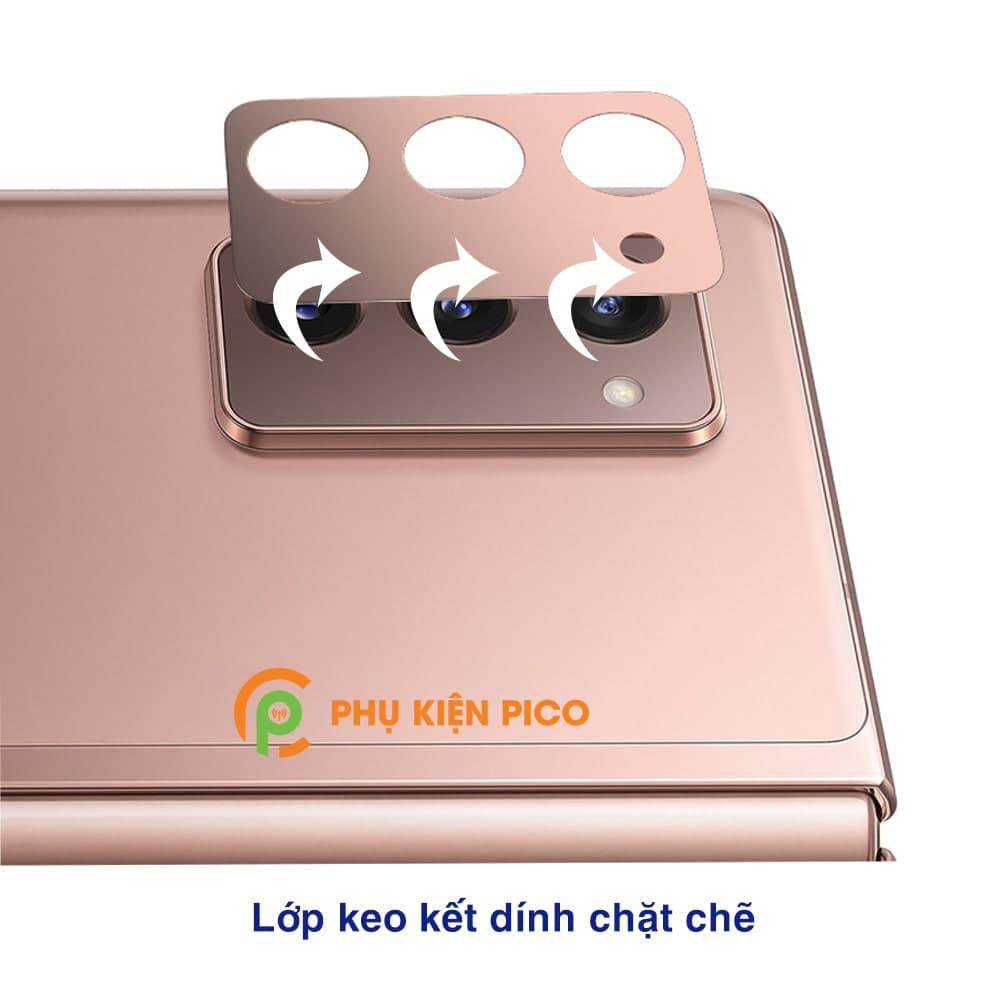 Dán camera Samsung Galaxy Z Fold 2 khung kim loại bảo vệ an toàn camera sau - 4