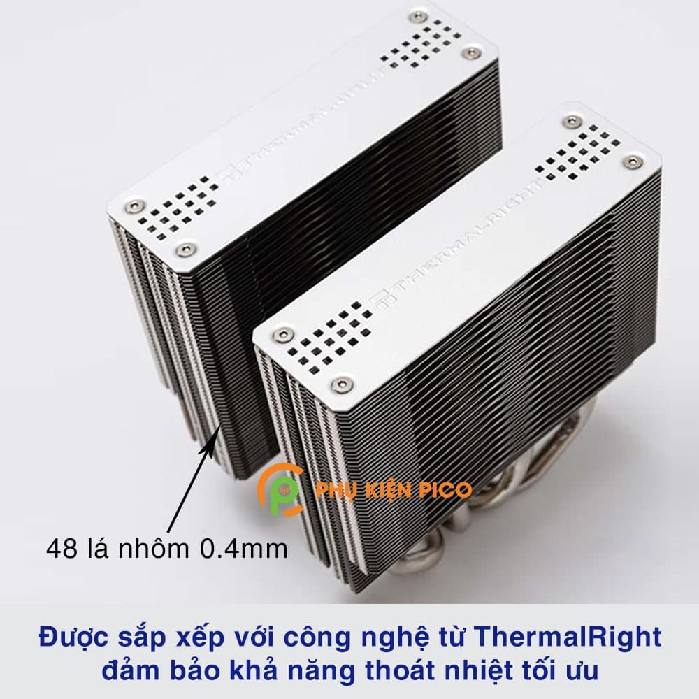 Quạt tản nhiệt CPU chính hãng Thermalright Frost Spirit FS140 4 ống mạ Nickel, tản tháp 2 quạt - 9