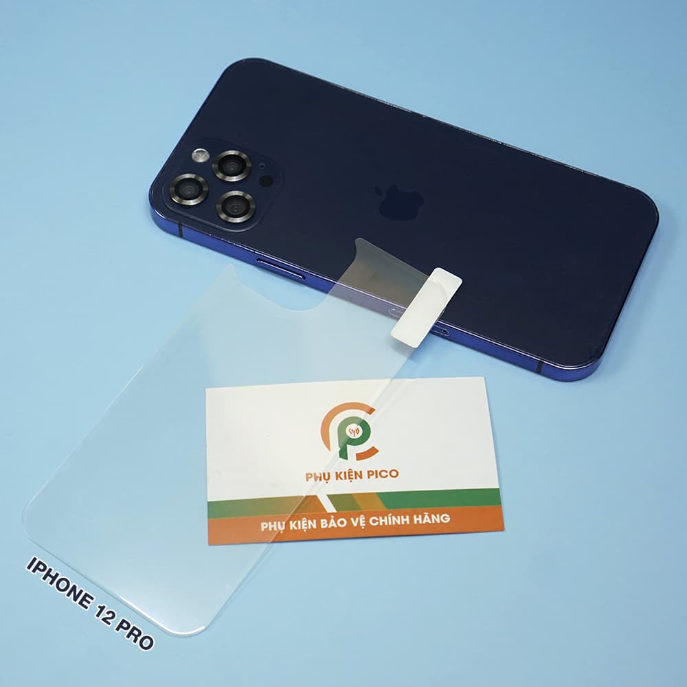 Cường lực lưng Iphone 12 Mini trong suốt độ cứng 9H - 5