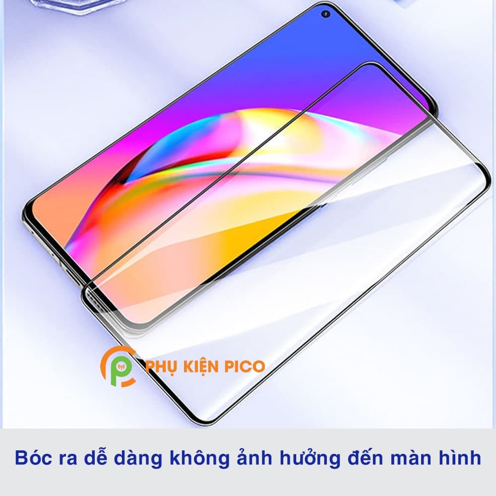 Kính cường lực Oppo A94 full màn hình viền đen siêu mỏng Monqiqi - 2