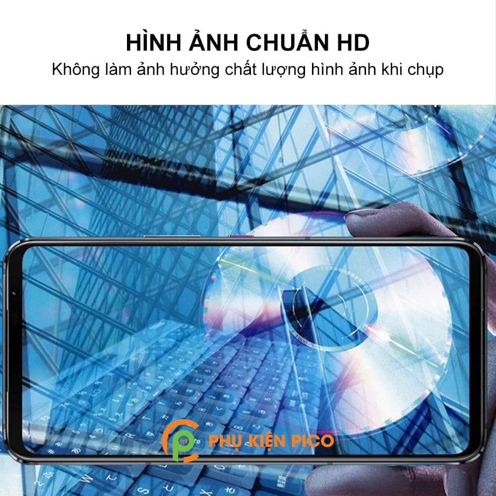 Dán camera Rog Phone 5 khung kim loại bảo vệ an toàn camera sau - 4