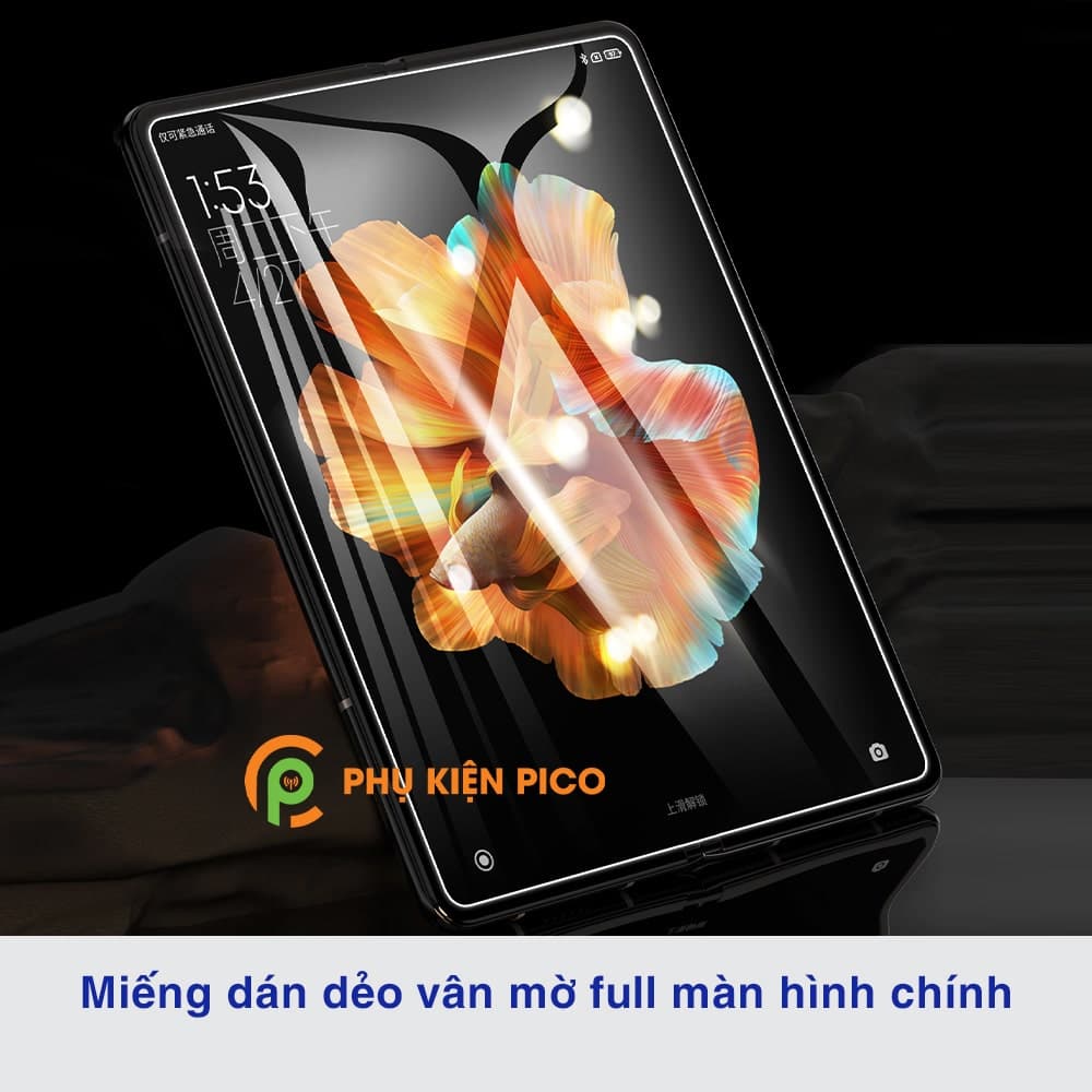 Dán màn hình Xiaomi Mi Mix Fold chống bám vân tay dẻo vân mờ - 2
