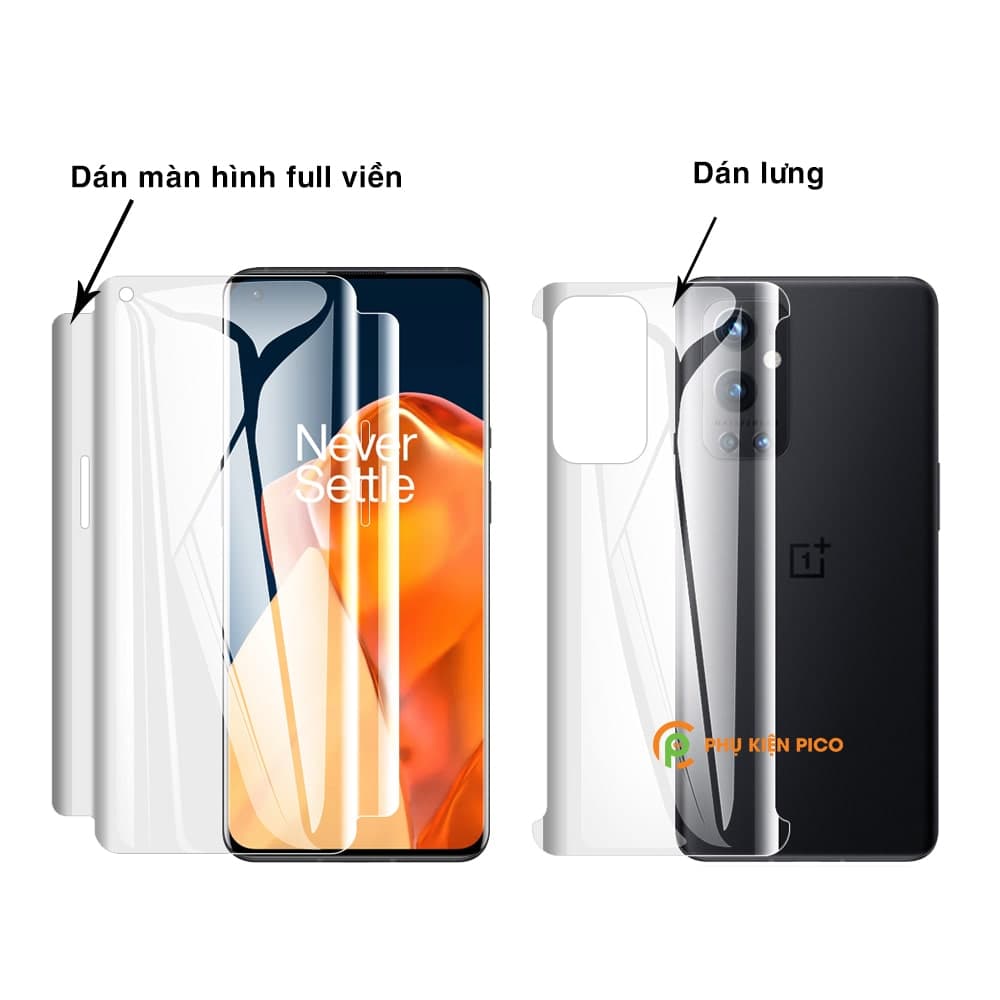 Dán màn hình Oneplus 9 Pro và dán lưng Oneplus 9 Pro bản đặc biệt dán full viền dẻo trong suốt - Combo 2 - 7