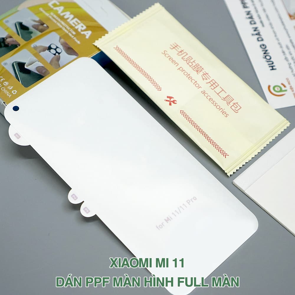 Dán màn hình Xiaomi Mi 11 360 Độ, bo cong trước sau - Dán PPF Mi 11 360 Độ - 2
