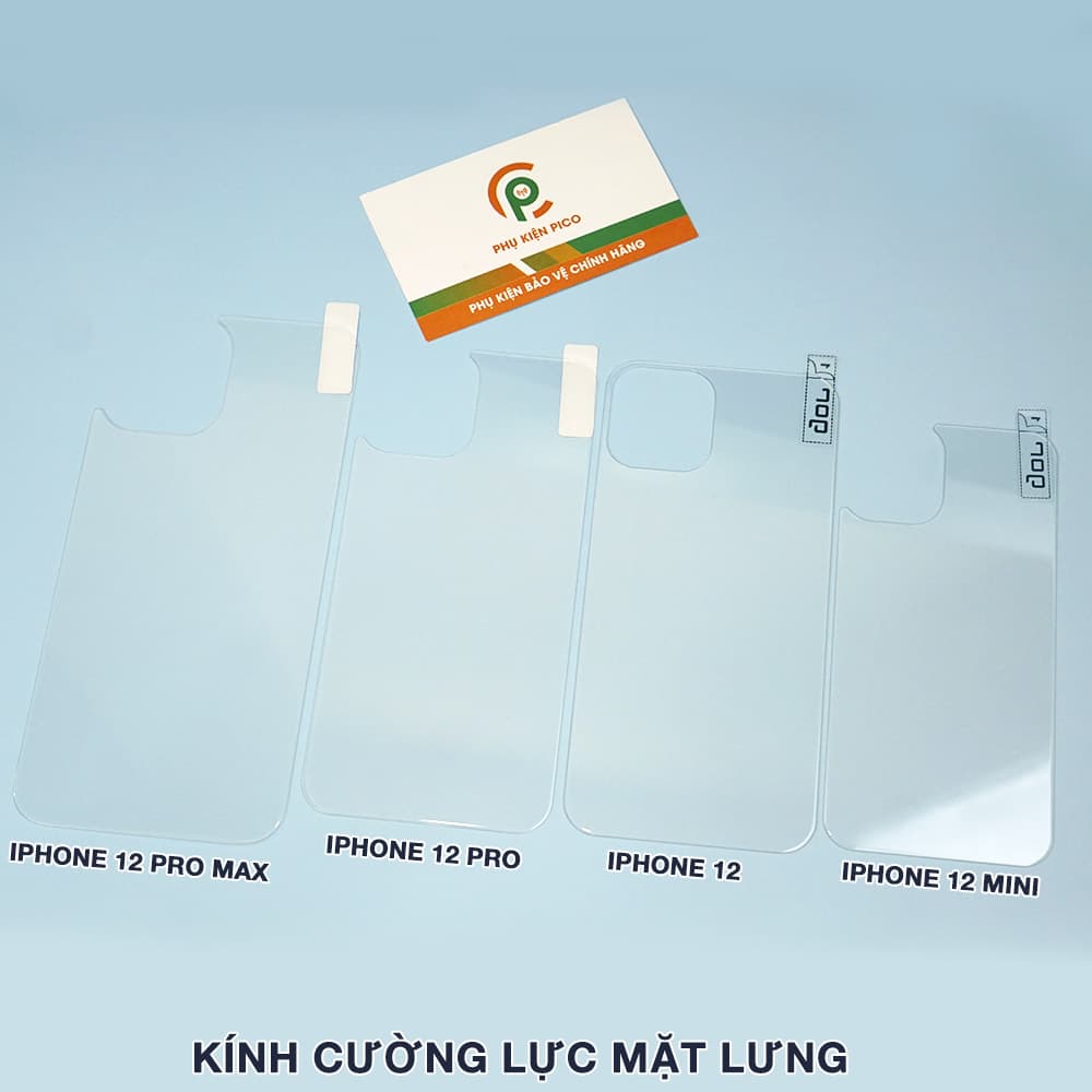 Kính cường lực lưng Iphone 12 Pro độ cứng 9H trong suốt - 8