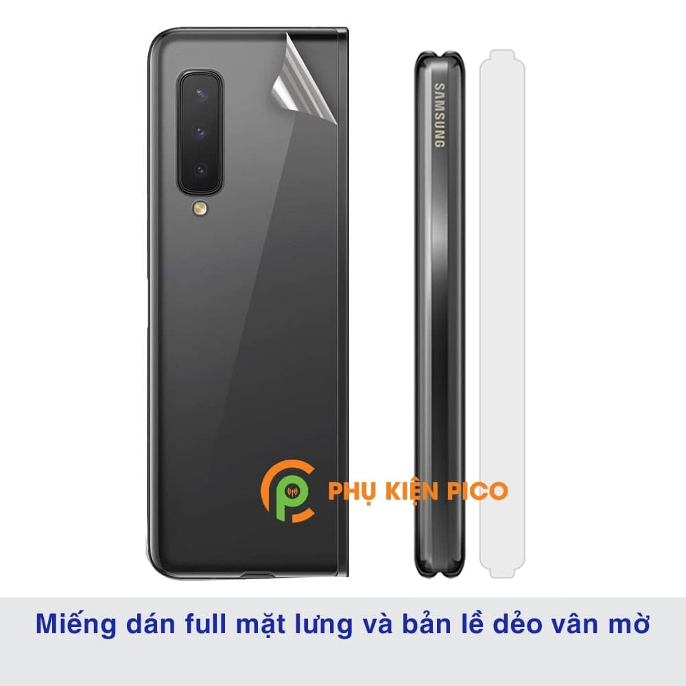 Dán lưng Samsung Galaxy Fold dẻo vân mờ chống bám vân tay - 6