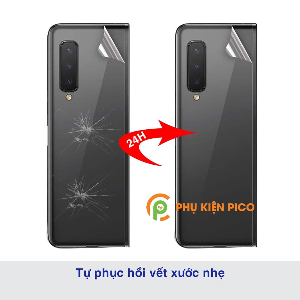Dán lưng Samsung Galaxy Fold dẻo vân mờ chống bám vân tay - 5