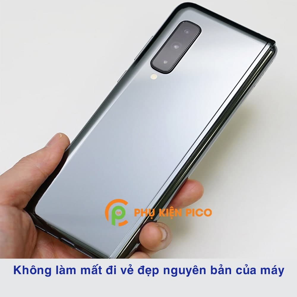 Dán lưng Samsung Galaxy Fold dẻo vân mờ chống bám vân tay - 4