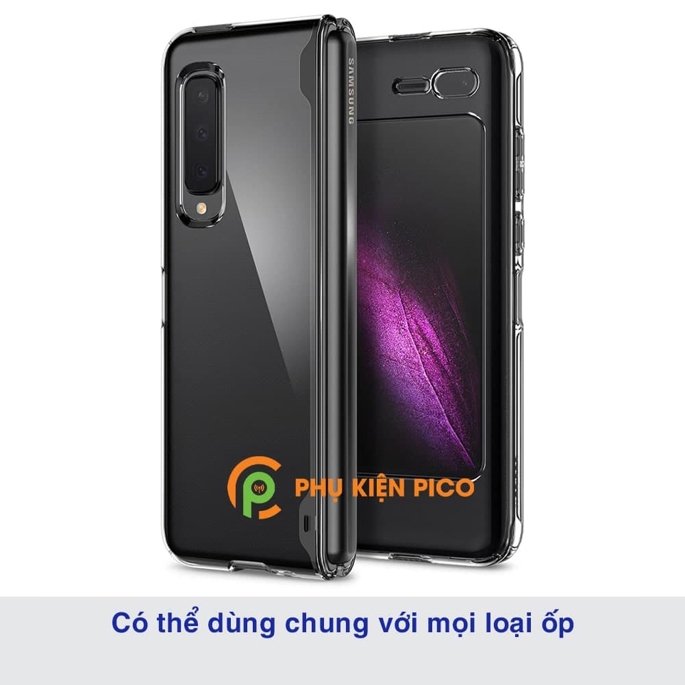Dán lưng Samsung Galaxy Fold dẻo vân mờ chống bám vân tay - 3