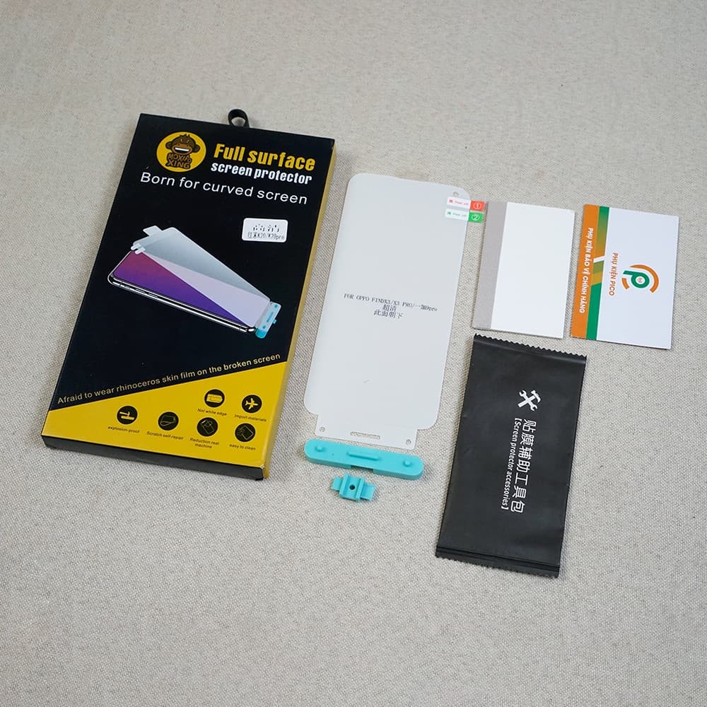 Dán màn hình Oppo Find X3 Pro dẻo trong suốt PPF chính hãng Moxiao Xing - 5
