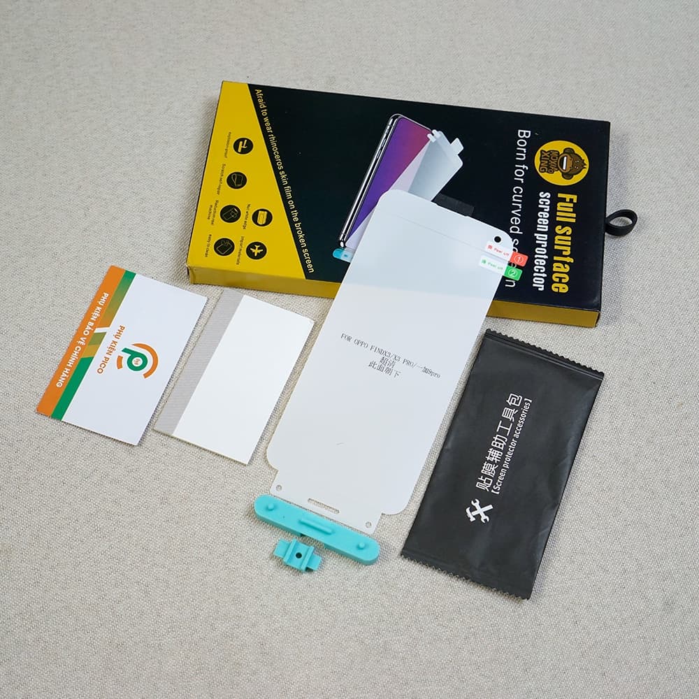 Dán màn hình Oppo Find X3 Pro dẻo trong suốt PPF chính hãng Moxiao Xing - 4