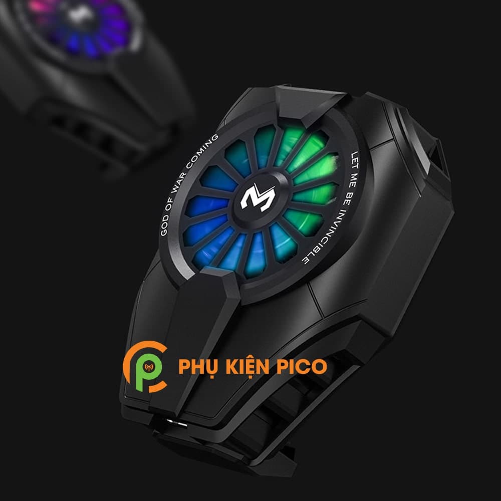 Quạt tản nhiệt điện thoại Memo DL06 tản sò lạnh có đèn RGB siêu đẹp - 14