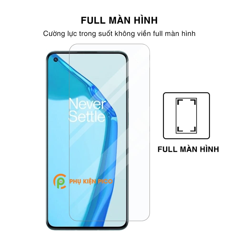 Kính cường lực Oneplus 9R full màn hình chính hãng Gor - 8
