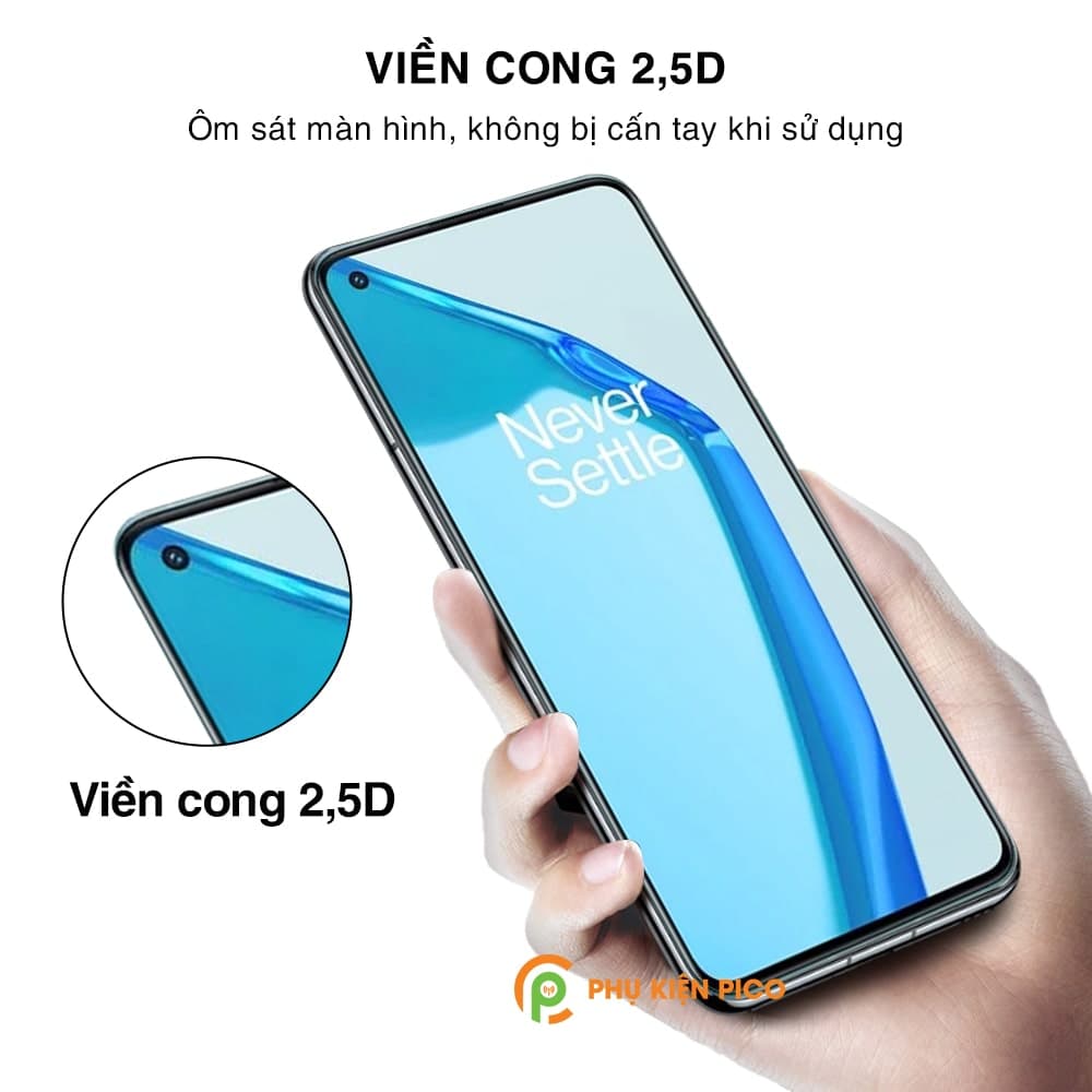 Kính cường lực Oneplus 9R full màn hình chính hãng Gor - 6