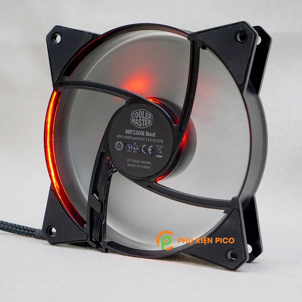 Quạt tản nhiệt case Cooler Master MF120R RED Fan Case 12cm bản tách hộp - 2