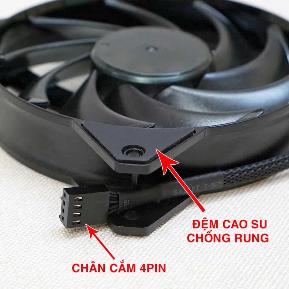 Quạt tản nhiệt case Cooler Master MF120R RED Fan Case 12cm bản tách hộp - 11