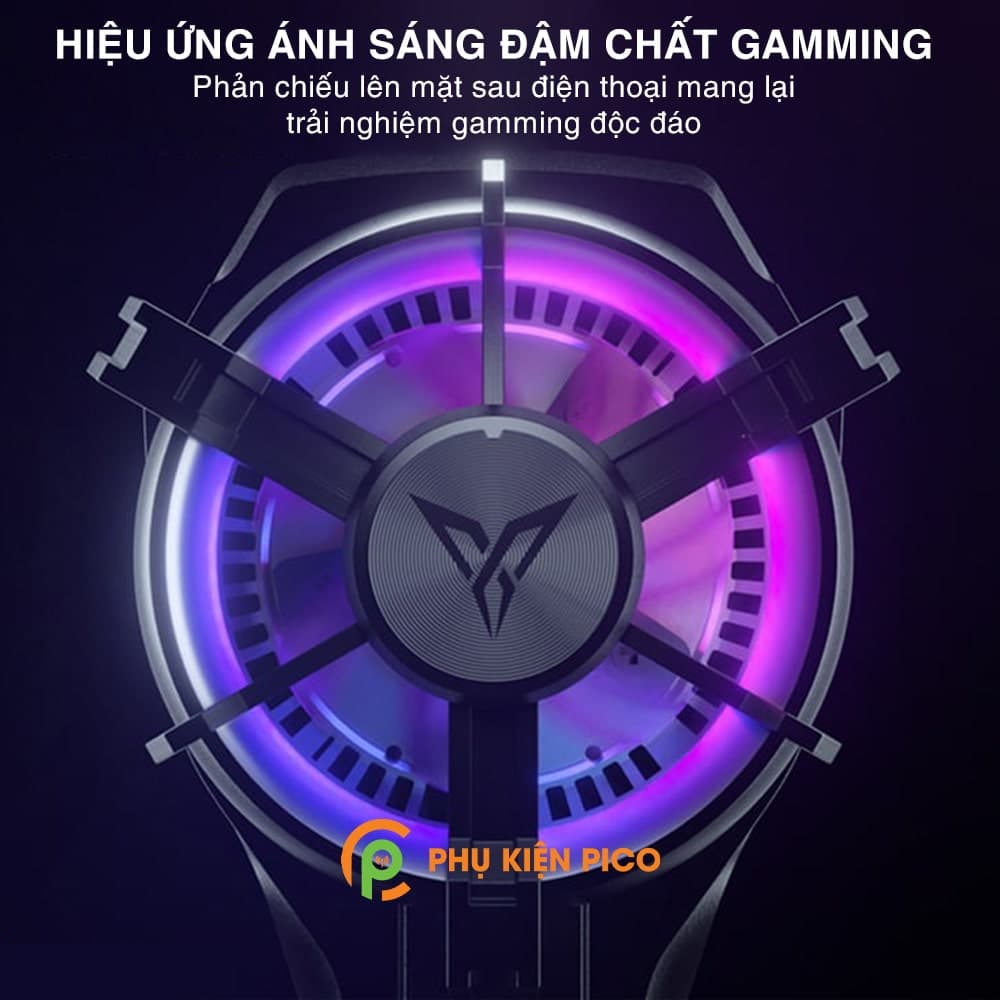 Quạt tản nhiệt Flydigi Wasp Wing 2 Pro giảm -3 độ C, LED RGB - 2