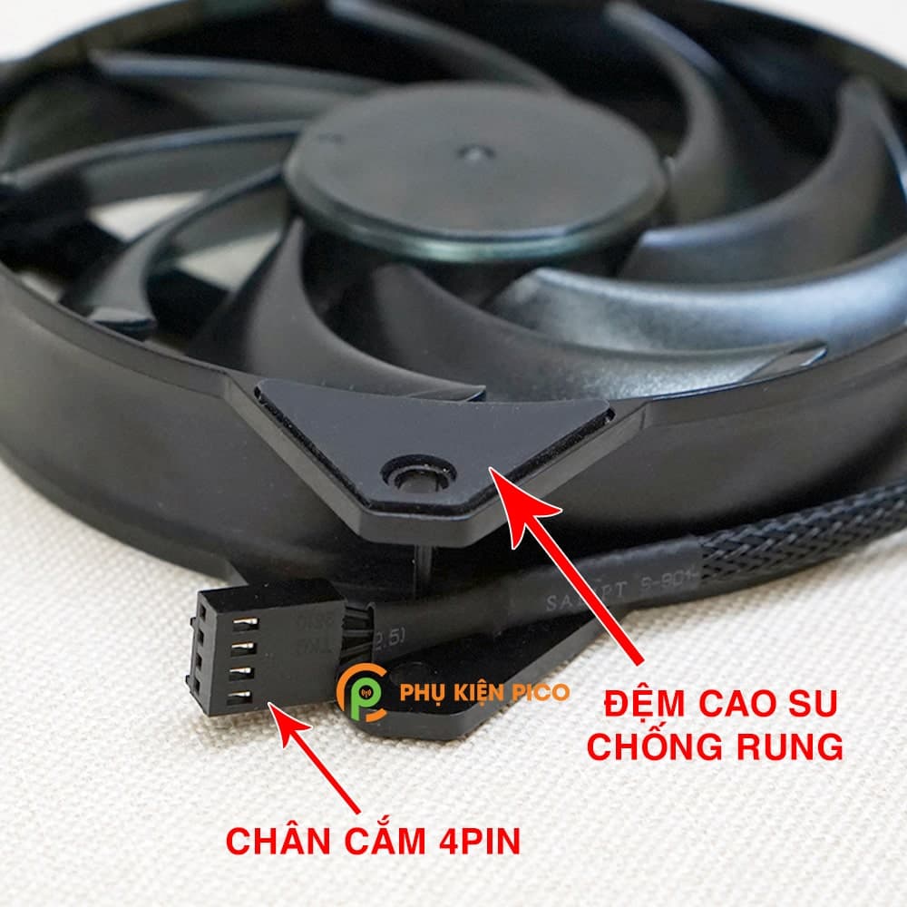 Quạt tản nhiệt case máy tính Cooler Master MasterFan MF120AB - Quạt Fan Case 12cm - 4