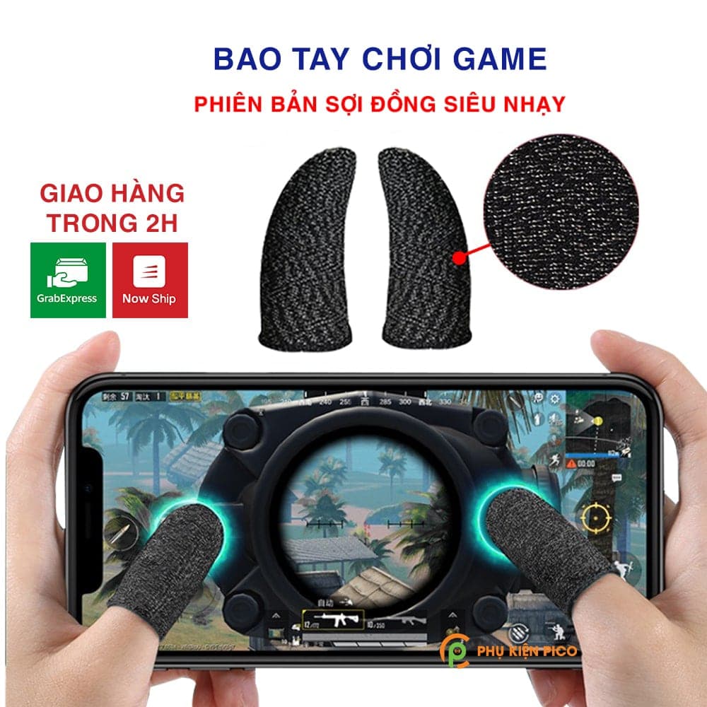 Găng tay chơi game - Bao tay chơi game sợi đồng nguyên chất MK8