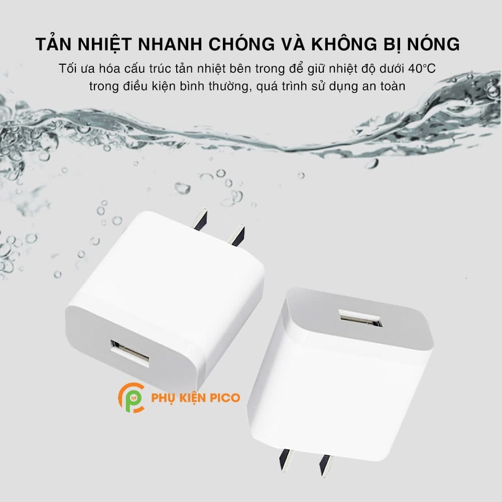 Củ sạc 5V 3.5A cho điện thoại iPhone Samsung Huawei Xiaomi Oppo quạt tản nhiệt điện thoại - 4