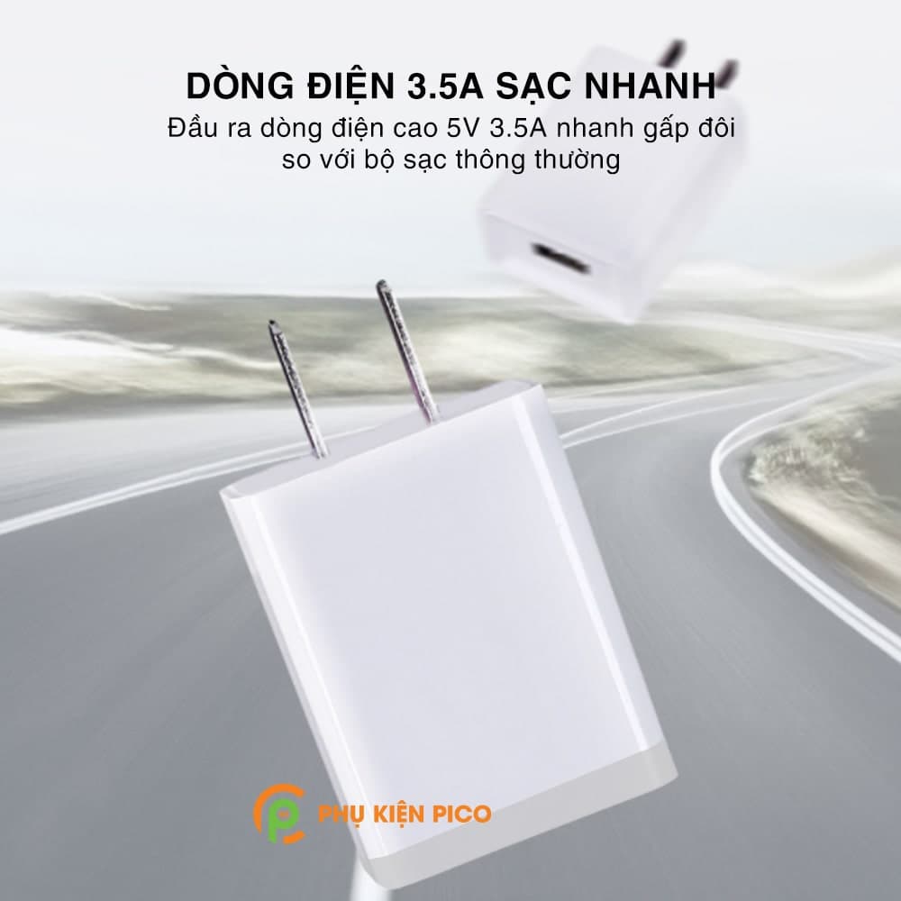 Củ sạc 5V 3.5A cho điện thoại iPhone Samsung Huawei Xiaomi Oppo quạt tản nhiệt điện thoại - 3