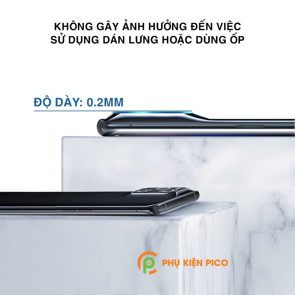 Cường lực camera Oppo Find X3 Pro độ cứng 9H trong suốt - 5