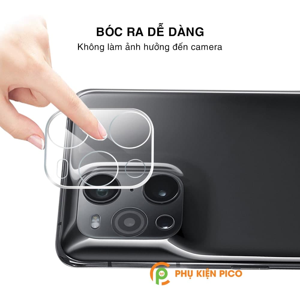 Cường lực camera Oppo Find X3 độ cứng 9H trong suốt - 3