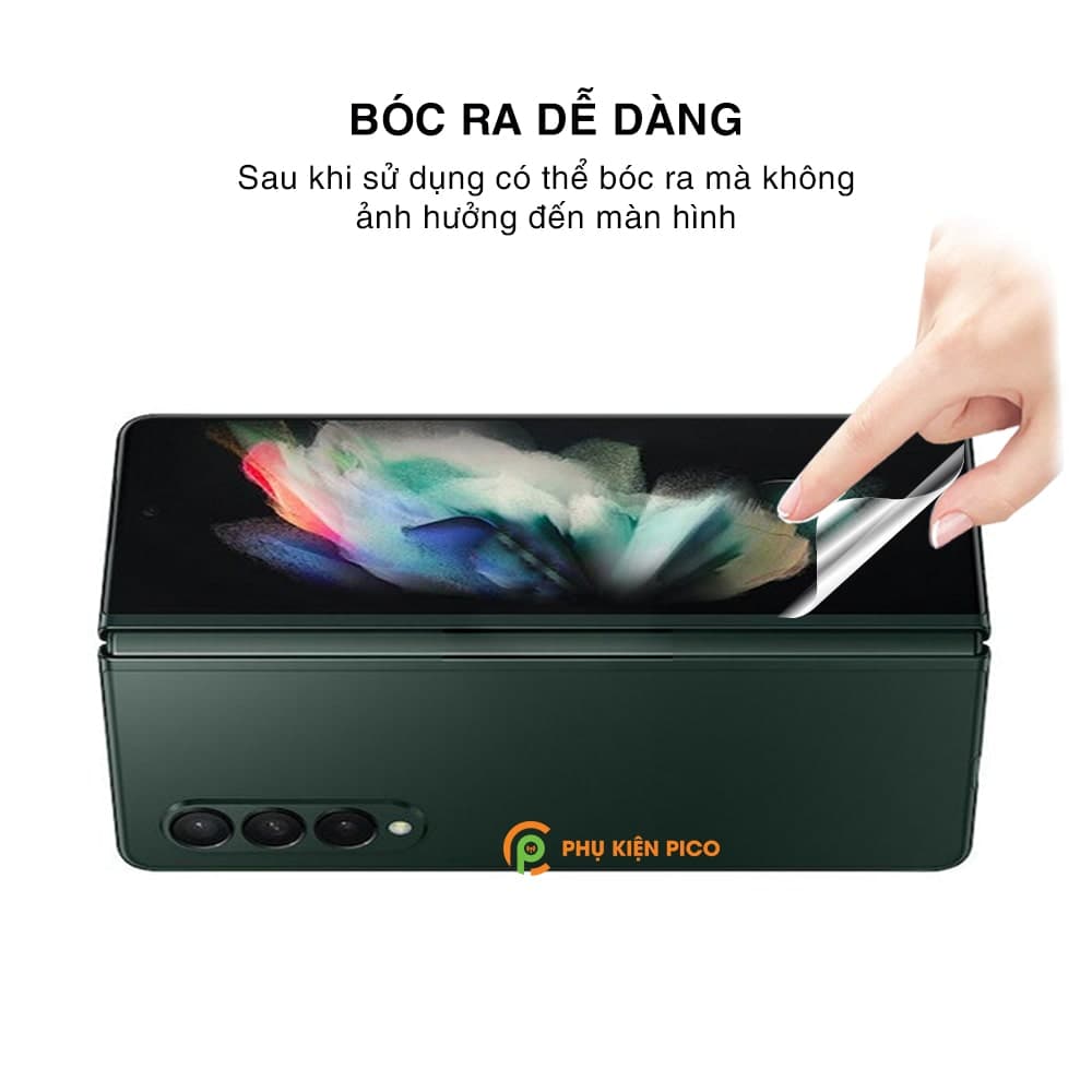 Dán màn hình Samsung Galaxy Z Fold 3 full màn hình ngoài dẻo trong suốt - 4