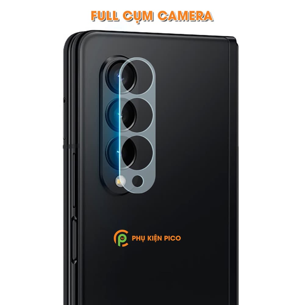Cường lực camera Samsung Galaxy Z Fold 3 độ cứng 9H trong suốt - 4