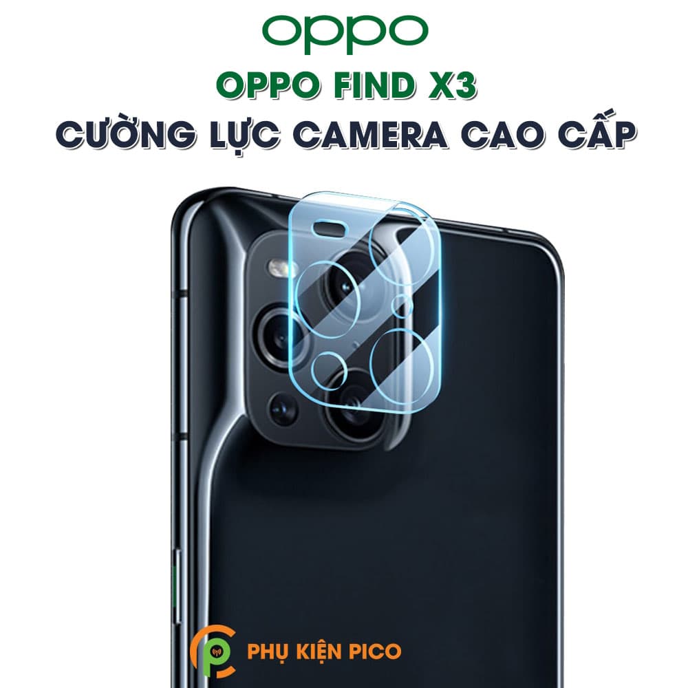 Cường lực camera Oppo Find X3 độ cứng 9H trong suốt