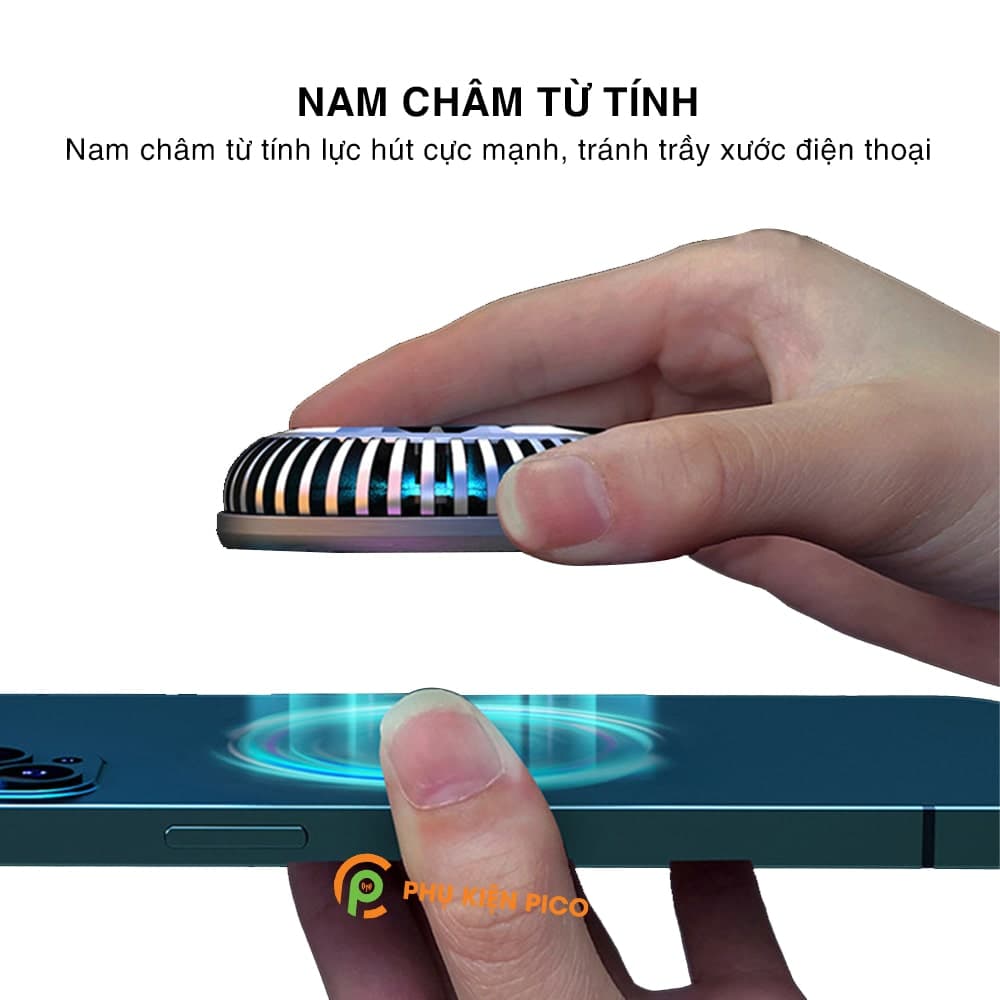 Quạt tản nhiệt điện thoại máy tính bảng Coolest X8 sò lạnh nam châm - 11