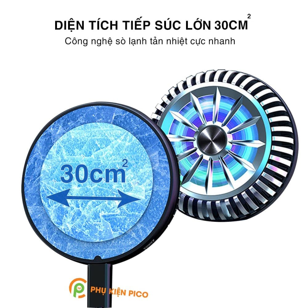 Quạt tản nhiệt máy tính bảng Coolest X8 sò lạnh nam châm - 8