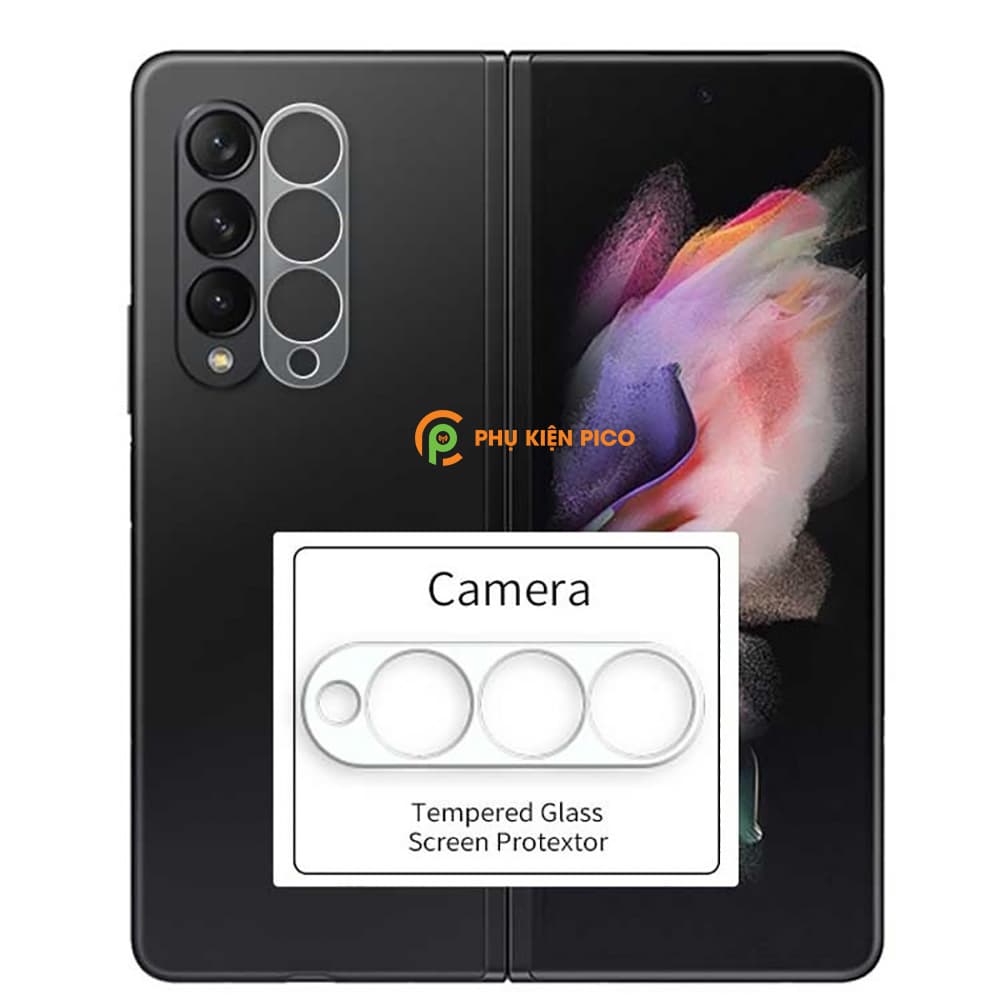 Cường lực camera Samsung Galaxy Z Fold 3 độ cứng 9H trong suốt - 2
