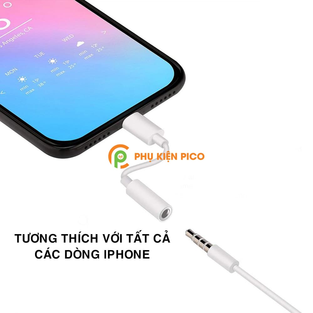 Cáp chuyển đổi Lightning sang 3.5mm dành cho Iphone - 8
