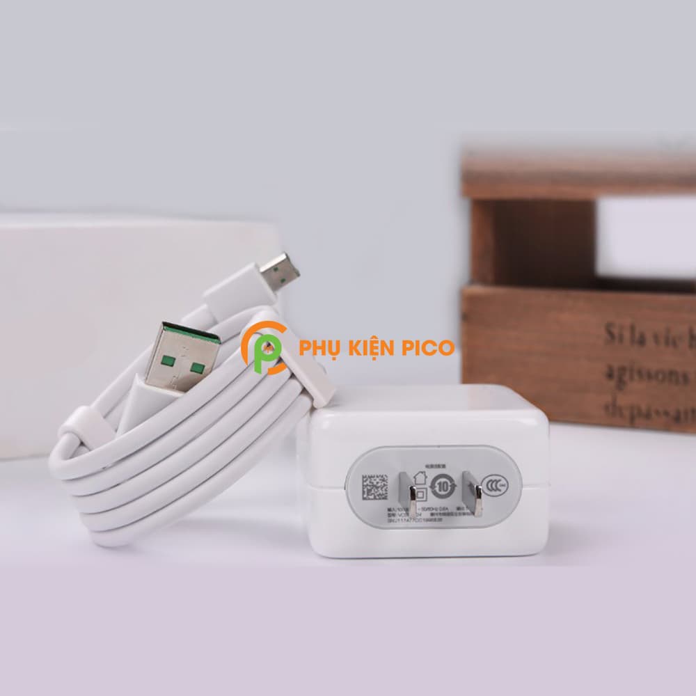 Cốc sạc nhanh Oppo chính hãng bóc máy 5V/ 4A 20W Micro Usb - 2