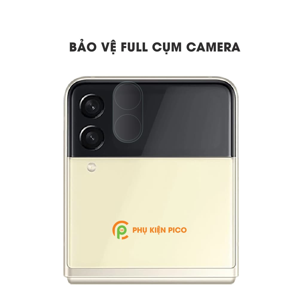 Cường lực camera Samsung Galaxy Z Flip 3 5G trong suốt độ cứng 9H - 3