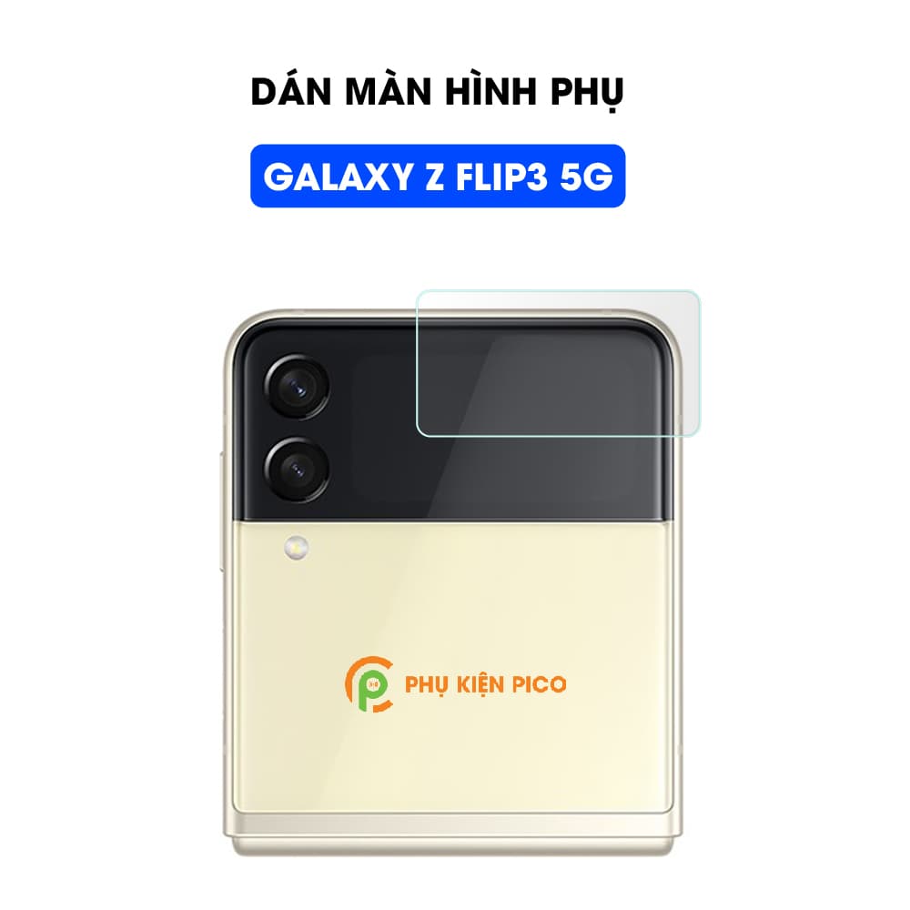 Dán màn hình phụ Samsung Galaxy Z Flip 3 5G độ cứng 9H full màn hình