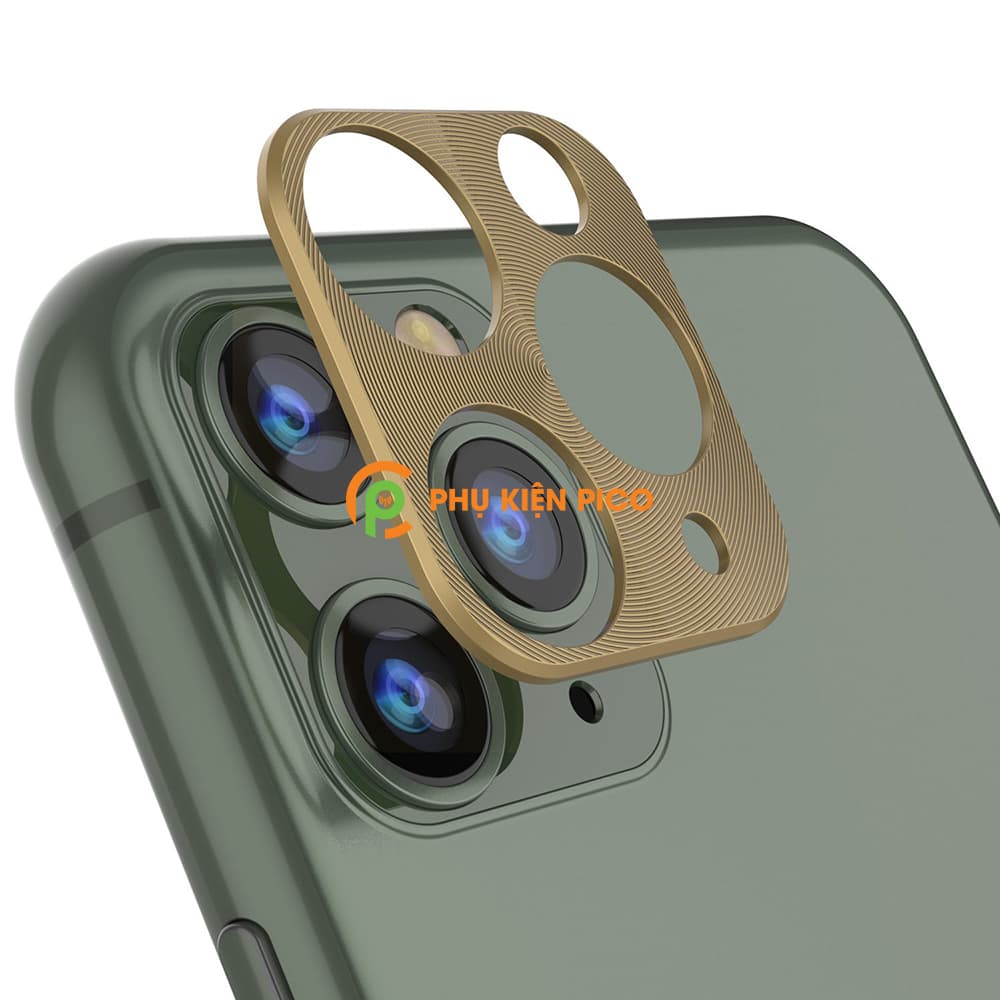 Dán camera Iphone 11 Series khung kim loại bảo vệ camera sau - 6