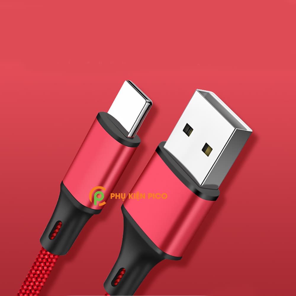Cáp sạc Iphone bọc dù Lightning TypeC Micro Usb - Cáp sạc nhanh iphone chống đứt - 12