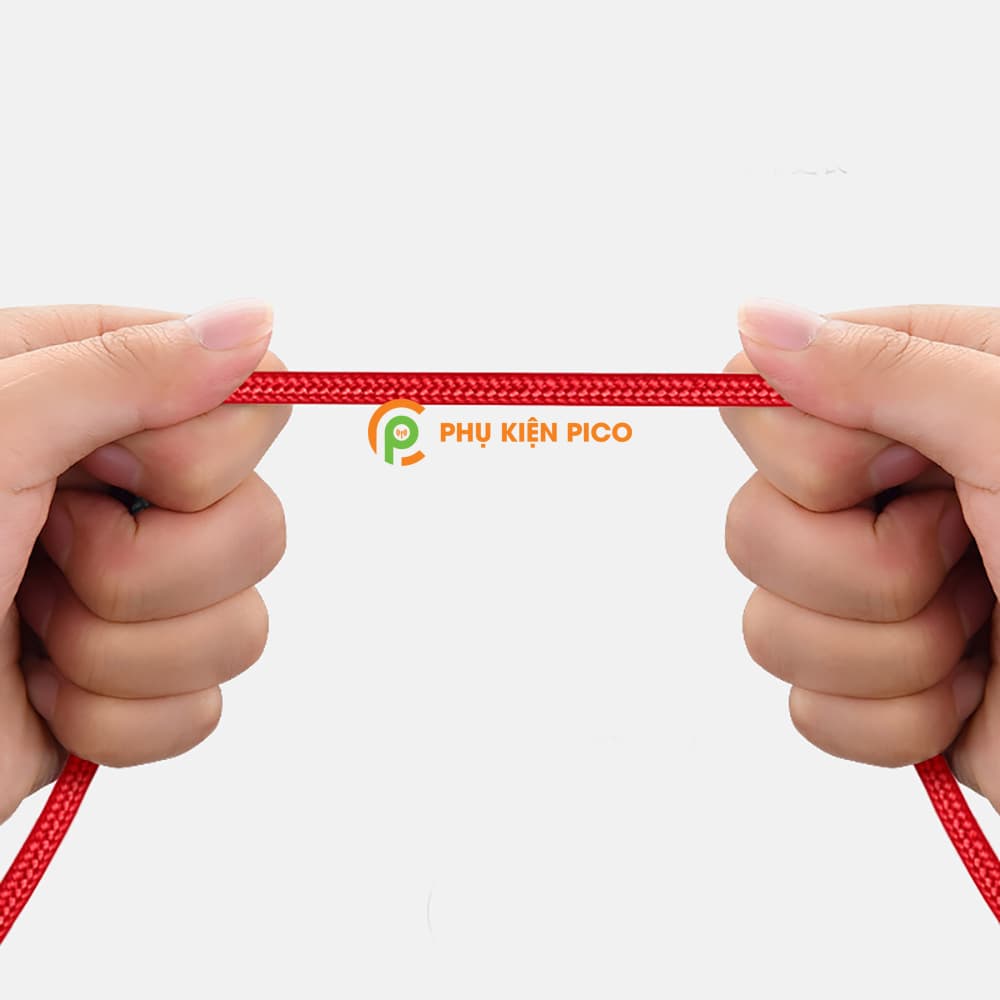 Cáp sạc Iphone bọc dù Lightning TypeC Micro Usb - Cáp sạc nhanh iphone chống đứt - 7