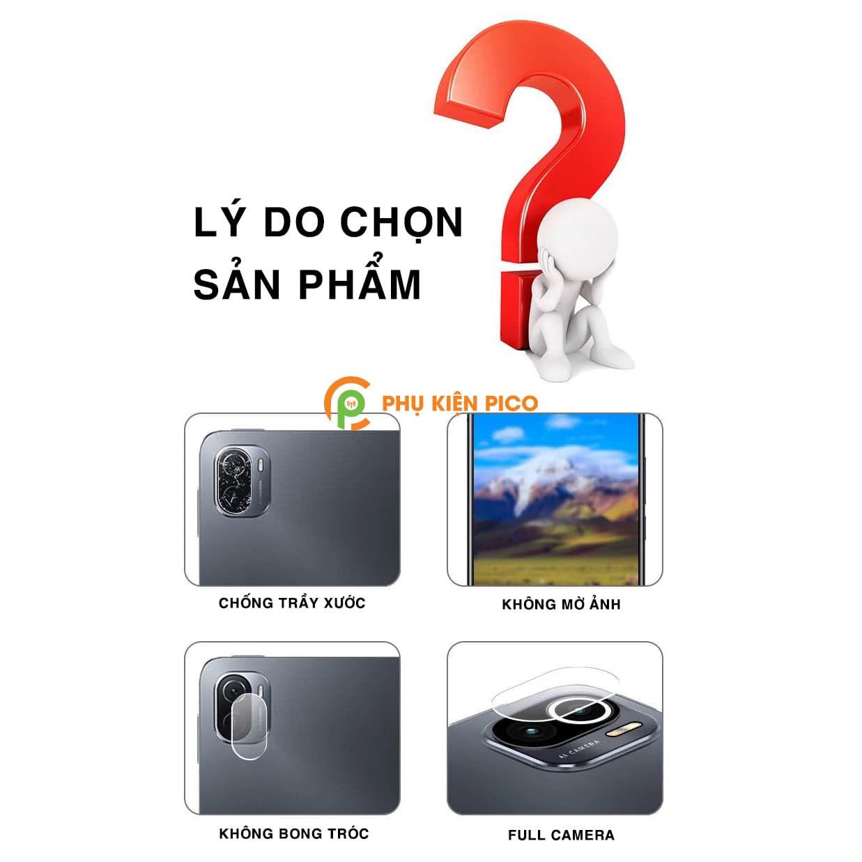 Cường lực camera Mi Pad 5 độ cứng 9H trong suốt - Dán camera Xiaomi Mi Pad 5 - 3