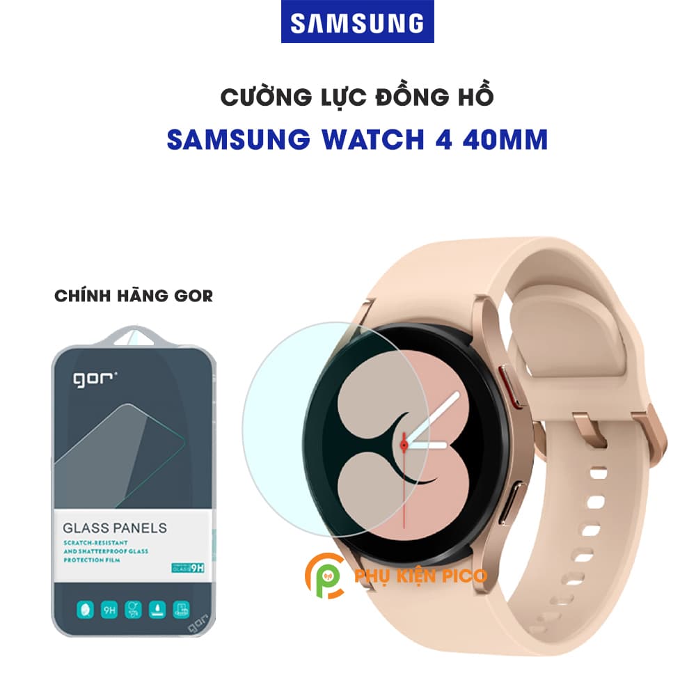Cường lực đồng hồ Samsung Galaxy Watch 4 40mm full màn hình chính hãng Gor